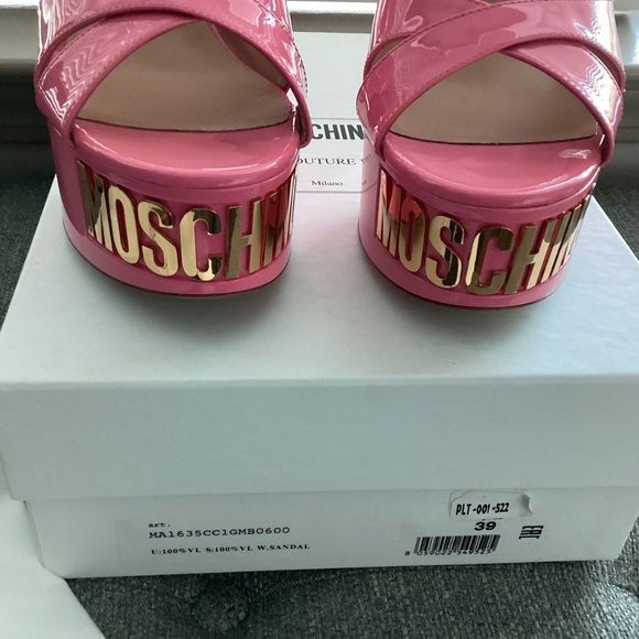 Moschino Logo Sole Platform Sandal (Women) 9US / 39EU - Picture 10 of 14